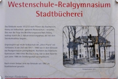 Beschilderung Stadtbücherei