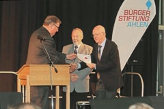 Der Förderpreis Der blaue Turm, der alle zwei Jahre von der Bürgerstiftung Ahlen vergeben wird, stand 2016 unter dem Thema Heimat- und Denkmalpflege.